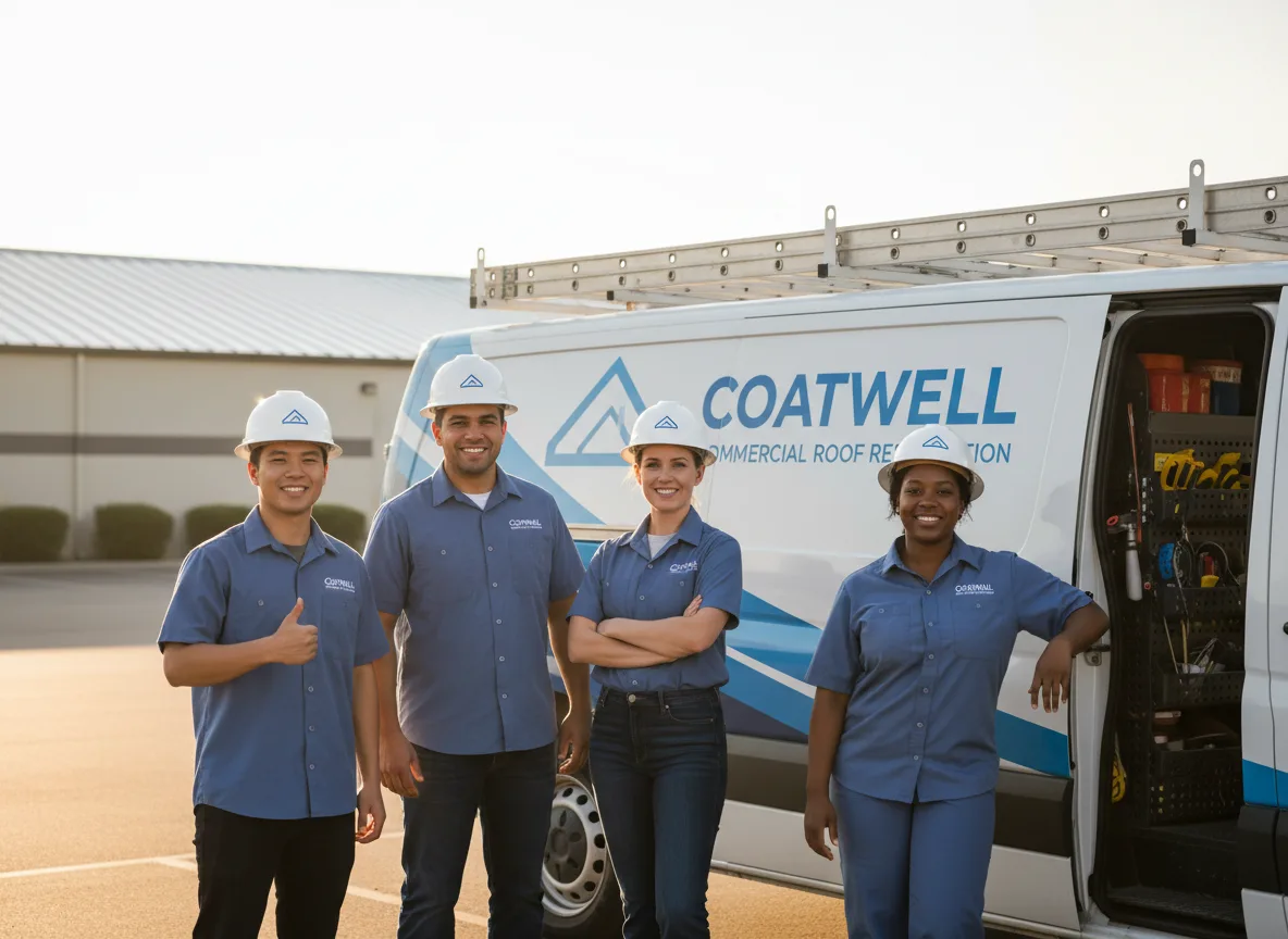 Commercial roof coating company in Rippey, IA